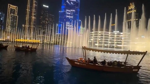 Dubai fountain returns with spectacular sound, light and choreography shows