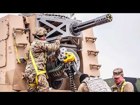 C-Ram Phalanx Defense Cannon Knocks out Incoming Artillery