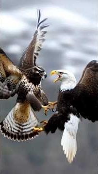 EAGLE vs FALCON – Brutal Sky Battle to the Death! 🔥🦅 #animals #falconfriday