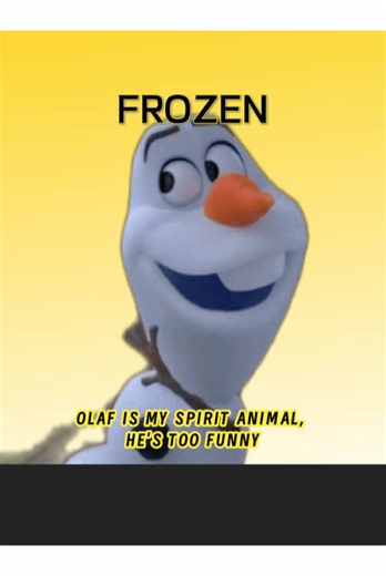 Olaf is my spirit animal, he's too funny.#olaf #frozen #movie #elsa #anna