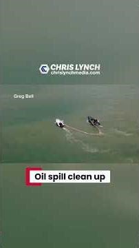 Watch as Environment Canterbury response teams clean up the oil spill in Akaroa Harbour