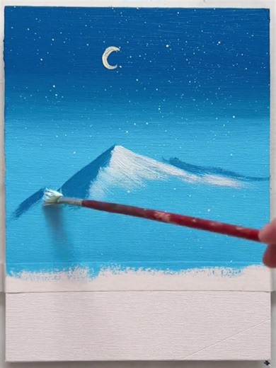 Easy Landscape Painting #howtopaint #painting #acrylicpainting #paintingtutorial #landscapepainting