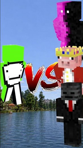 Dream Vs Technoblade and Grox #minecraft