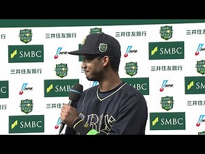 第3戦ヒーローインタビュー -SMBC日本シリーズ2023-