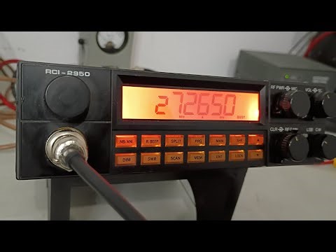 Nice Old Style RCI 2950 Mobile Radio (orange back light)