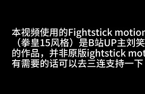 Fightstick Motion 的设置与使用