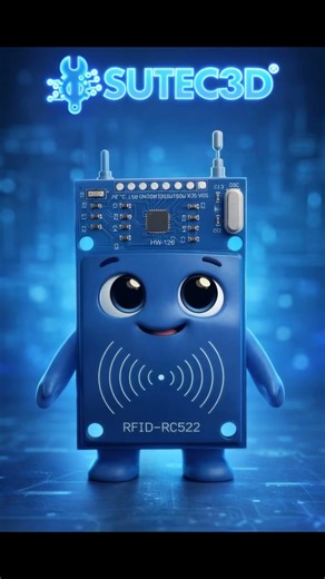 RC522 RFID Module #sutec3d #arduino #arduinoproject #modules #rfid #rc522