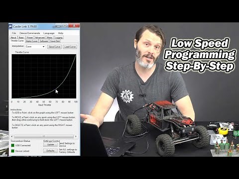 Crawler Control! Low Speed Programming The Castle Creations Mamba X - Holmes Hobbies