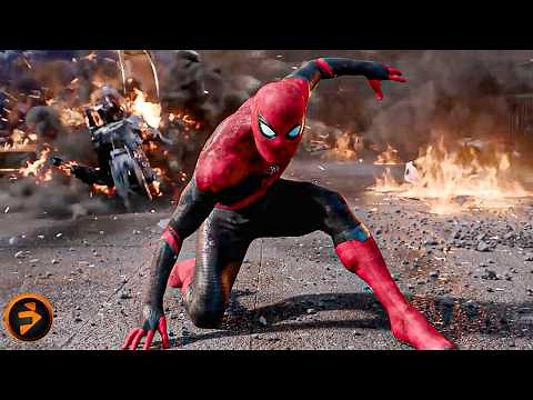 Peter Parker vs Mysterio’s Drones | SPIDER MAN: FAR FROM HOME