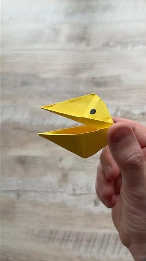 origami pacman | paper pacman | origami toys #origami #papercraft #pacman