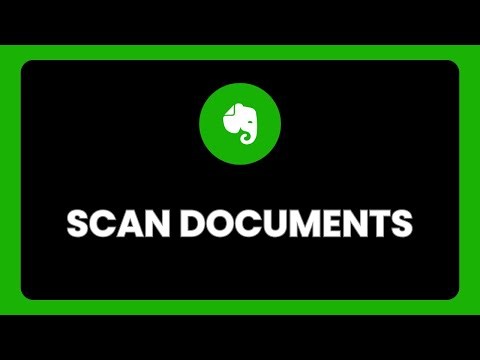 How to Scan Documents to Evernote