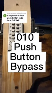 3.2K views · 23 reactions | Push Button Bypass with this One Weird Trick #pictok #lockpicking #security #redteam | Captain Lock Smith | Facebook