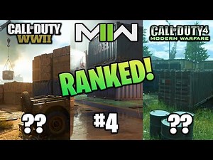 EVERY CALL OF DUTY SHIPMENT MAP RANKED!!! (Worst to Best)