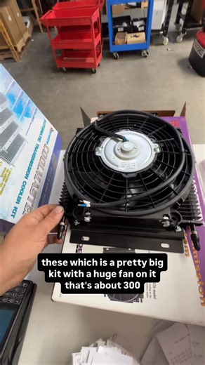 George Auto on Instagram: "Sending it on the EA with a nice trans cooler, doing it proper with a fan"