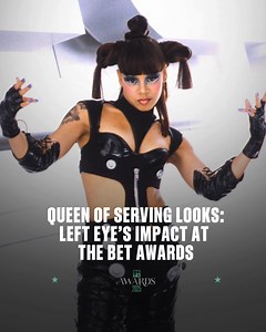 242K views · 8.8K reactions | Happy Heavenly Birthday to the original trendsetter, Lisa “Left Eye” Lopes  Left Eye didn’t just wear fashion, she was the moment! Her style still echoes through the culture, inspiring #BETAwards moments from rap girlies like GloRilla to Coi Leray. A true icon who left her mark on every stage and red carpet she touched.  | BET | Facebook