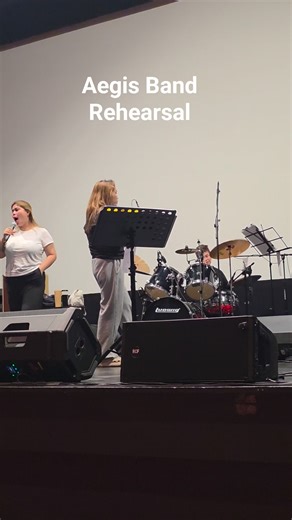 Aegis Band rehearsal for tonight's concert at Decarie theater Montreal #followersreels #reelschallenge #aegisband #everyoneシ゚ #highlight | Josie Galindo