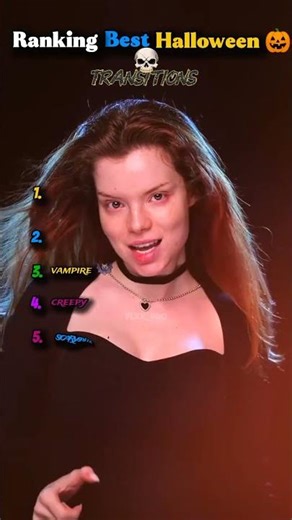 Ranking best Halloween Transitions EVER 🎃 (You Won’t Believe #1!) #transition #shorts #halloween