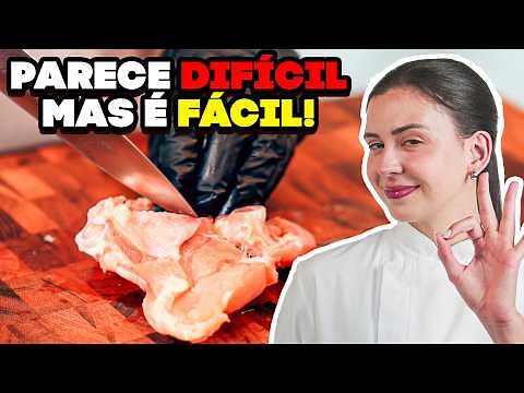 Como Desossar Sobrecoxa em 1 Minuto | Técnica de Chef Para Frango Desfiado Perfeito