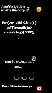 Why Does JavaScript Print 3️⃣ 3️⃣ 3️⃣?