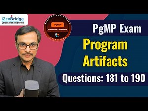 PgMP Exam Sample Mock Questions | Program Artifacts | Questions with Explanations (181-190)