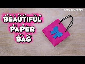 🛍️ How to Make a paper Bag ✨| Easy DIY Paper Bag Tutorial