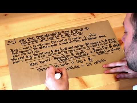 Key Skill - Use the capture-recapture method to estimate the size of a population.