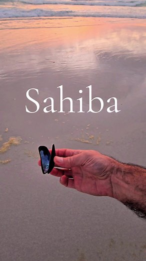 Sahiba: Arabic Calligraphy Art on the Beach