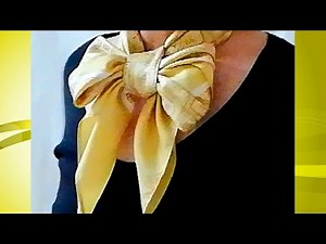 ♥how to tie bowtie【スカーフのリボン結び】