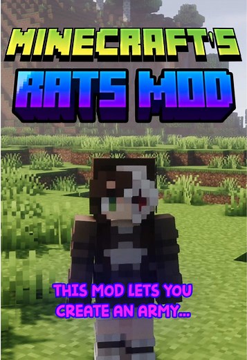 This mod has so many cool rat abilities, highly recommend! Mod: RATS Version: JAVA 1.20.1 Shaderpack: Astralex #minecraft #moddedminecraft #minecraftmods #rats #minecraftshorts