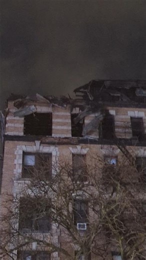 Aftermath of 4-alarm fire that displaced dozens of residents on the Upper West Side of Manhattan.