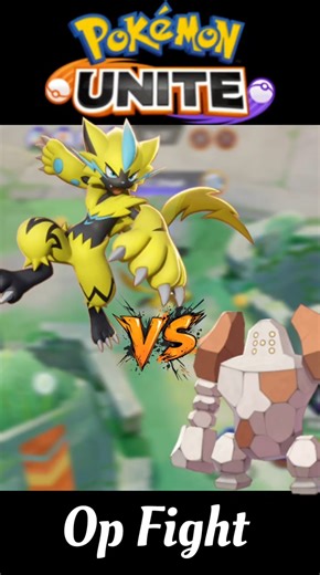 ⚔️ Zeraora vs Regirock ⚔️ Pokemon Unite #gaminghighlights #pokemonunite