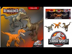 New Jurassic World Legacy Collection Reimagined Velociraptor Trilogy Set Images!!