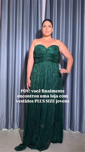 Aluguel Vestidos de Festa BH on Instagram: "Conheça nosso acervo incrível de vestidos PLUS SIZE e se apaixone ✨🩷 📍Rua Santa Catarina, 1577 - Lourdes #dress #partydress #plussize"
