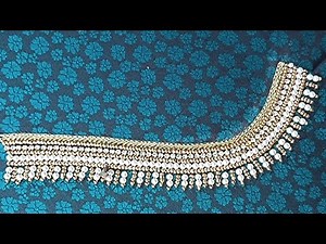 Simple & Rich Maggam Work | Aari Embroidery Design for Beginners
