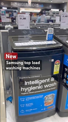 New Samsung top load washing machine models