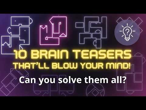 Only Deep Thinkers Can Pass This Test 🧠 | Brain Teaser Challenge | Problem Solving Riddles | Quiz