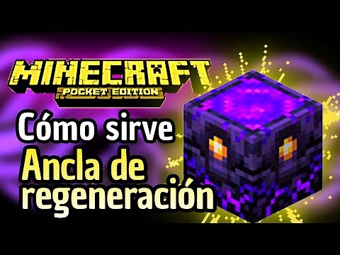 ⚓Como sirve el Ancla de regeneración MINECRAFT⚓