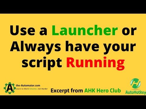 When have script running verse launch when needed