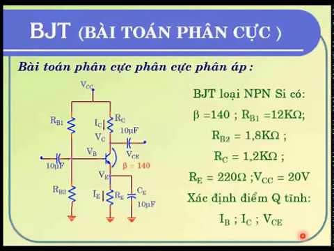 Transistor BJT - Mạch phân cực (tham khảo)