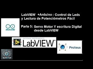 Control de Servo Motor desde LabVIEW con Arduino y Dos Pulsadores | Tutorial Paso a Paso