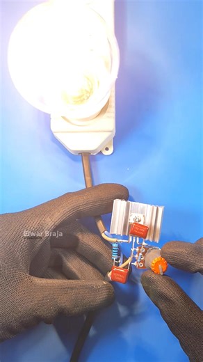 Controlling light intensity on 220V lamps. #electrical #diy #tutorial #DIMMERAC #creativeideas #technology #Electronics #maker #ElectricLight | Elwar Braja