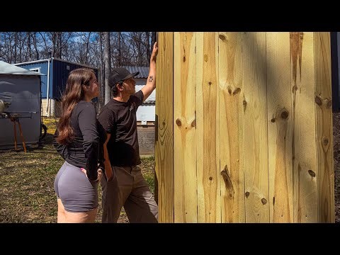 Off Grid Outdoor Shower Build | Hot Water System OFF THE GRID