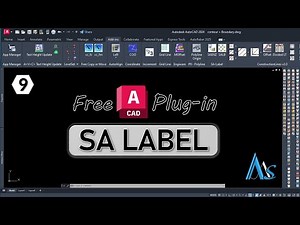SA Label Plugin | Learn AutoCAD FREE Plugins | Add-ins