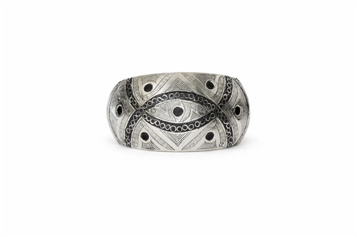 800 Silver Ebony Filigree Cuff Bracelet, Wide, Rare Jewelry, Mauritanian Artisan, Original Luxury Gift for Women, Affordable - Etsy