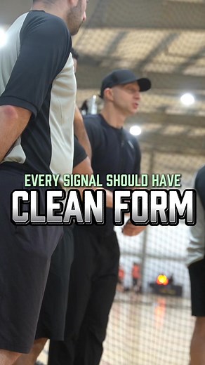 Every signal you present should have clean form—from your posture to your arm movements and everything in between. Do you hunch over? Lean to the side? 🎯 Find the small areas of your mechanics that need tightening. Sometimes you’ve gotta look deep into the little things. But those small specs? They brighten the entire presentation. | CrownRefs