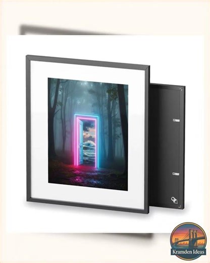 Framed Posters - Portal In The Forrest Matte Print