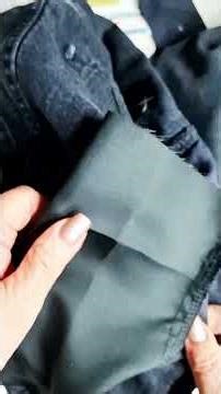 REPAIR (part replacement) of a pocket on jeans. The full process is shown in the video.