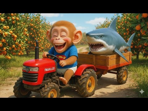 Monkey SuSi Races the Flood! His Tractor Fish Rescue & Road Fix Shocks Everyone! 😱🚜🐒