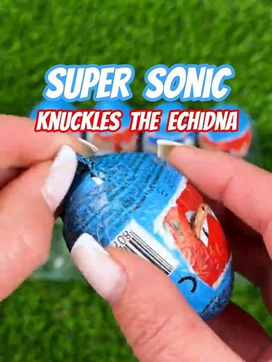 🦔 Sonic The Hedgehog Surprise Egg ASMR Unboxing Knuckles the Echidna!