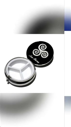 Best-seller: Large Pill Box Silver Plated Celtic Triskele Design Brand New & Boxed